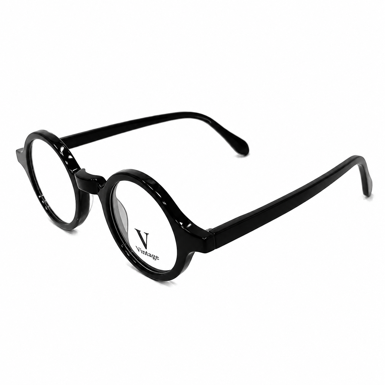 Montura Oftálmica Ébano Redonda - Opticare Cali - Imagen 2